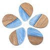 Resin & Walnut Wood Pendants X-RESI-S389-010A-2