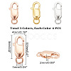   12Pcs 3 Colors 925 Sterling Silver Lobster Claw Clasps STER-PH0001-13-2