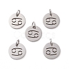 Non-Tarnish 304 Stainless Steel Charms STAS-Q201-T445-4S-3