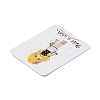 Rectangle Paper Hair Clip Display Cards CDIS-C004-03I-4