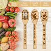 6Pcs Bamboo Spoons & Knifes & Forks AJEW-WH0411-017-4