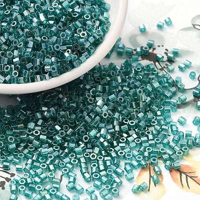 Transparent Colours Luster Glass Seed Beads SEED-S042-20B-07-1