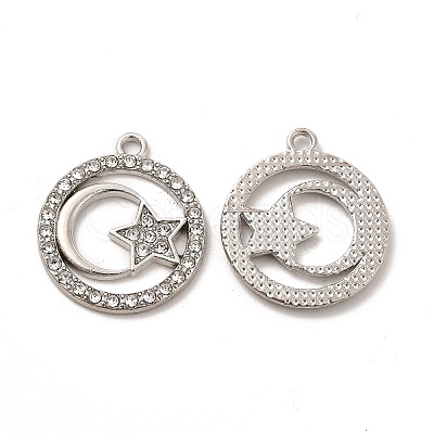 Alloy Crystal Rhinestone Pendants FIND-G048-16P-1