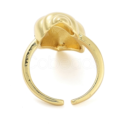 Brass Open Cuff Rings for Women RJEW-Z072-02G-03-1