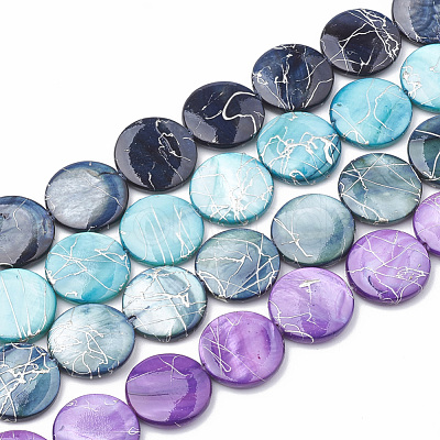 Freshwater Shell Beads Strands X-SHEL-N020-1-02-1