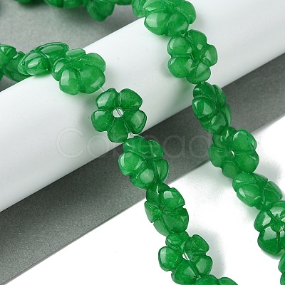 Dyed Natural Malaysia Jade Beads Strands G-H023-B18-01-1