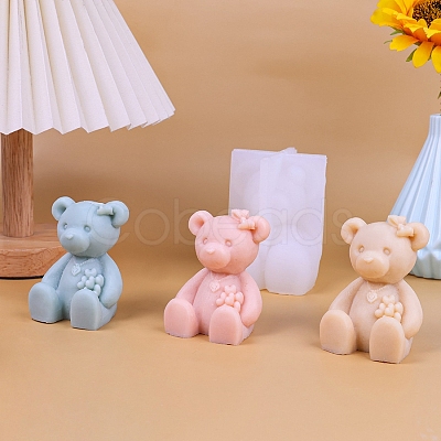 Bear Scented Candle Food Grade Silicone Molds PW-WG48046-01-1