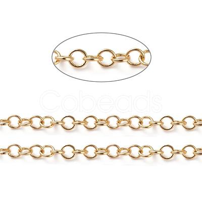 Soldered Brass Rolo Chains CHC-G005-07G-1