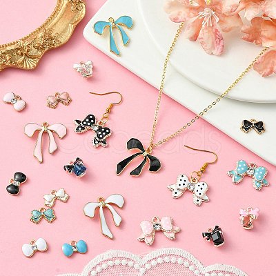 20Pcs 20 Styles Alloy Enamel Pendants ENAM-YW0003-92-1