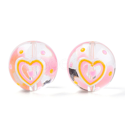 Transparent Handmade Lampwork Beads LAMP-T011-24B-02-1