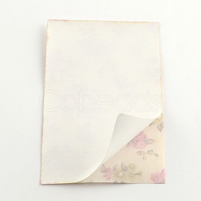 Self Adhesive DIY Cloth Picture Stickers DIY-Q002-04-1