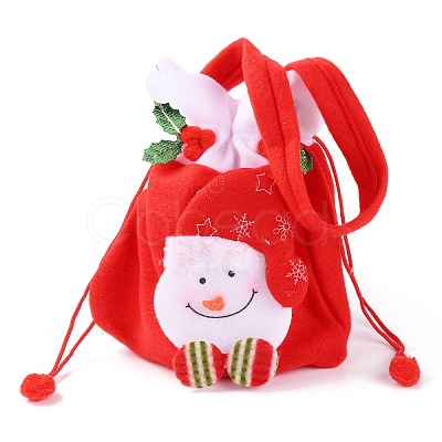 Fabric Drawstring Gifts Bags AJEW-F052-04-1