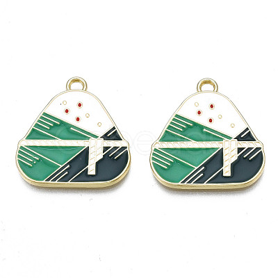 Alloy Enamel Pendants X-PALLOY-N160-022-1