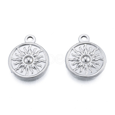 Non-Tarnish 201 Stainless Steel Pendants STAS-N098-223P-1