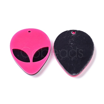 Opaque Acrylic Pendants MACR-P023-01D-1