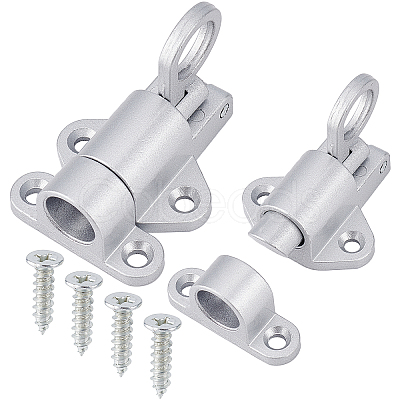 Gorgecraft Aluminum & Alloy Lock Catch Clasps AJEW-GF0004-87C-1