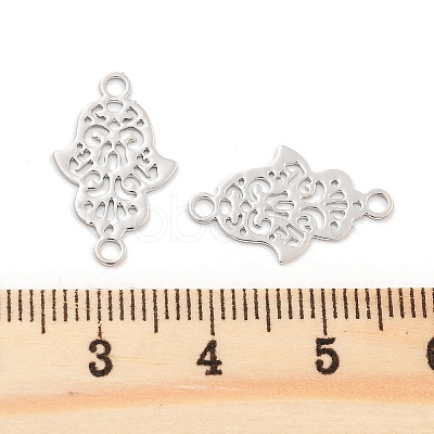 Long-Lasting Plated Brass Links Connector Charms KK-K336-44P-1