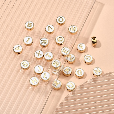 26Pcs 26 Style Alloy Enamel Beads ENAM-YW0001-90B-1