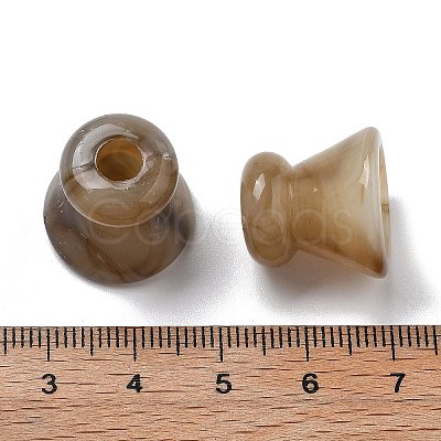 Two Tone Acrylic Beads OACR-S042-04H-1