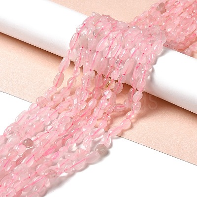 Natural Rose Quartz Beads Strands G-I351-A05-1