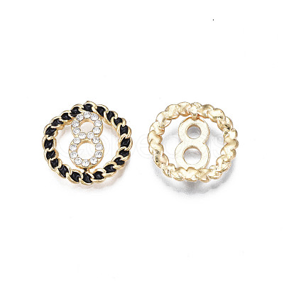 Rack Plating Alloy Enamel Connector Charms ENAM-T017-08A-1