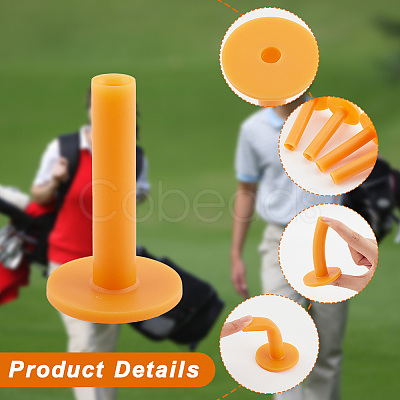 Rubber Golf Tee Holders for Practice & Driving Range Mat AJEW-WH0001-52A-01-1