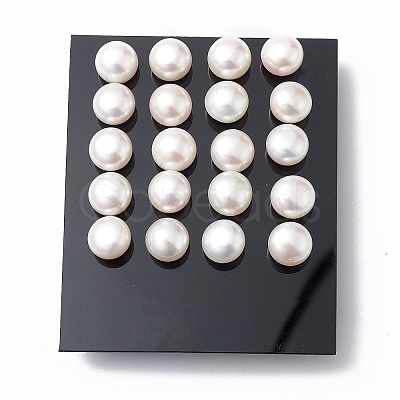 Natural Pearl Ear Studs EJEW-P223-01D-P03-1