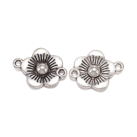 Tibetan Style Zinc Alloy Connector Charms FIND-WH0048-44-1