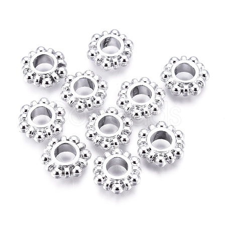 Alloy Spacer Beads TIBEB-L006-01S-1