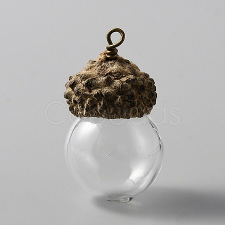 Glass Ball Pendants FIND-WH0034-11D-1