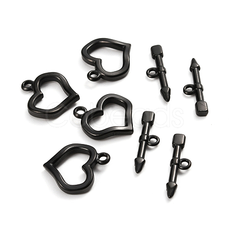 304 Stainless Steel Toggle Clasps STAS-D142-02A-B-1