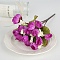 Plastic Eucalyptus Artificial Flower, for Wedding Party Home Room Decoration Marriage Accessories, Orchid, 240mm