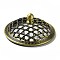 Alloy Mesh Lid, for Incense Burner Bowl, Round, Antique Bronze, 77x35mm