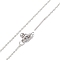 Brass Necklace Makings, Cable Chains, Platinum, 18.07 inch(45.9cm)