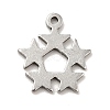 201 Stainless Steel Pendants STAS-A066-10P-3