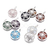 Natural & Synthetic Mixed Stone Pendants G-J386-F-1