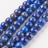 Natural Lapis Lazuli Beads Strands X-G-G099-8mm-7B-1