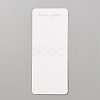 Cardboard Jewelry Display Cards for Keychain CDIS-WH0029-03A-1