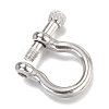 304 Stainless Steel D-Ring Anchor Shackle Clasps STAS-H142-07P-2