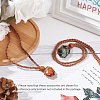 Adjustable Braided Waxed Cord Macrame Pouch Necklace Making NJEW-I243-A01-4