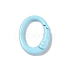 Spray Painted Alloy Spring Gate Rings AJEW-C035-01-2