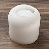Column with Net Pattern DIY Candle Cups Silicone Molds DIY-G097-02-3