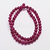 Natural & Dyed Malaysia Jade Bead Strands G-A146-6mm-A15-2