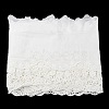 Cotton Lace Embroidery Flower Fabric DIY-XCP0002-94-2