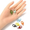 20Pcs Spray Painted Eco-Friendly Alloy Lobster Claw Clasps PALLOY-YW026-01-5