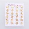 304 Stainless Steel Stud Earrings EJEW-E244-C01-G-3