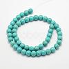 Synthetic Turquoise Beads Strands TURQ-F007-01B-10mm-2