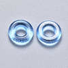 Transparent Spray Painted Glass Beads GLAA-S190-003A-01-2