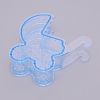 Baby Carriage Shaped Transparent Plastic Candy Boxes CON-WH0080-52A-1