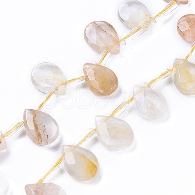 Natural Quartz Beads Strands G-F607-14-A-1